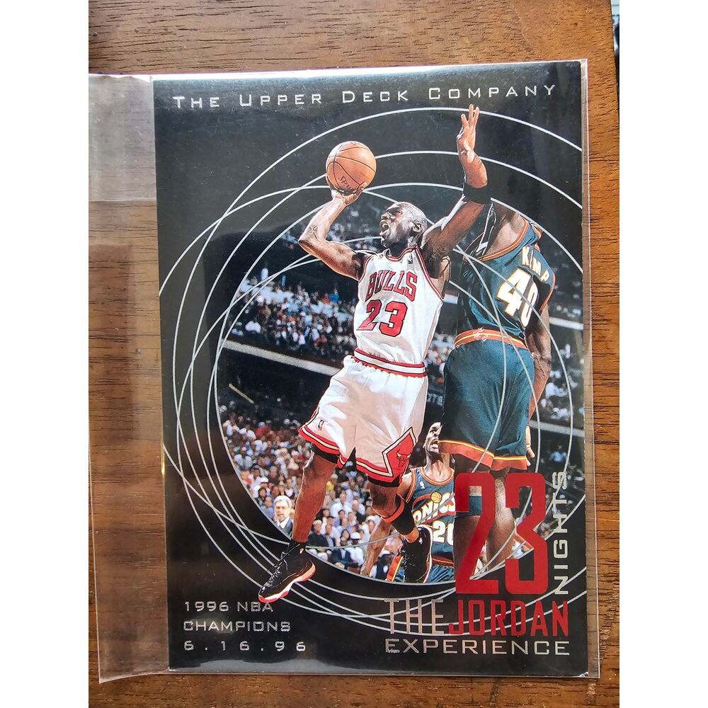 Michael Jordan 1996 Upper Deck 23 Nights #23 - Jordan Experience - NBA - Jumbo